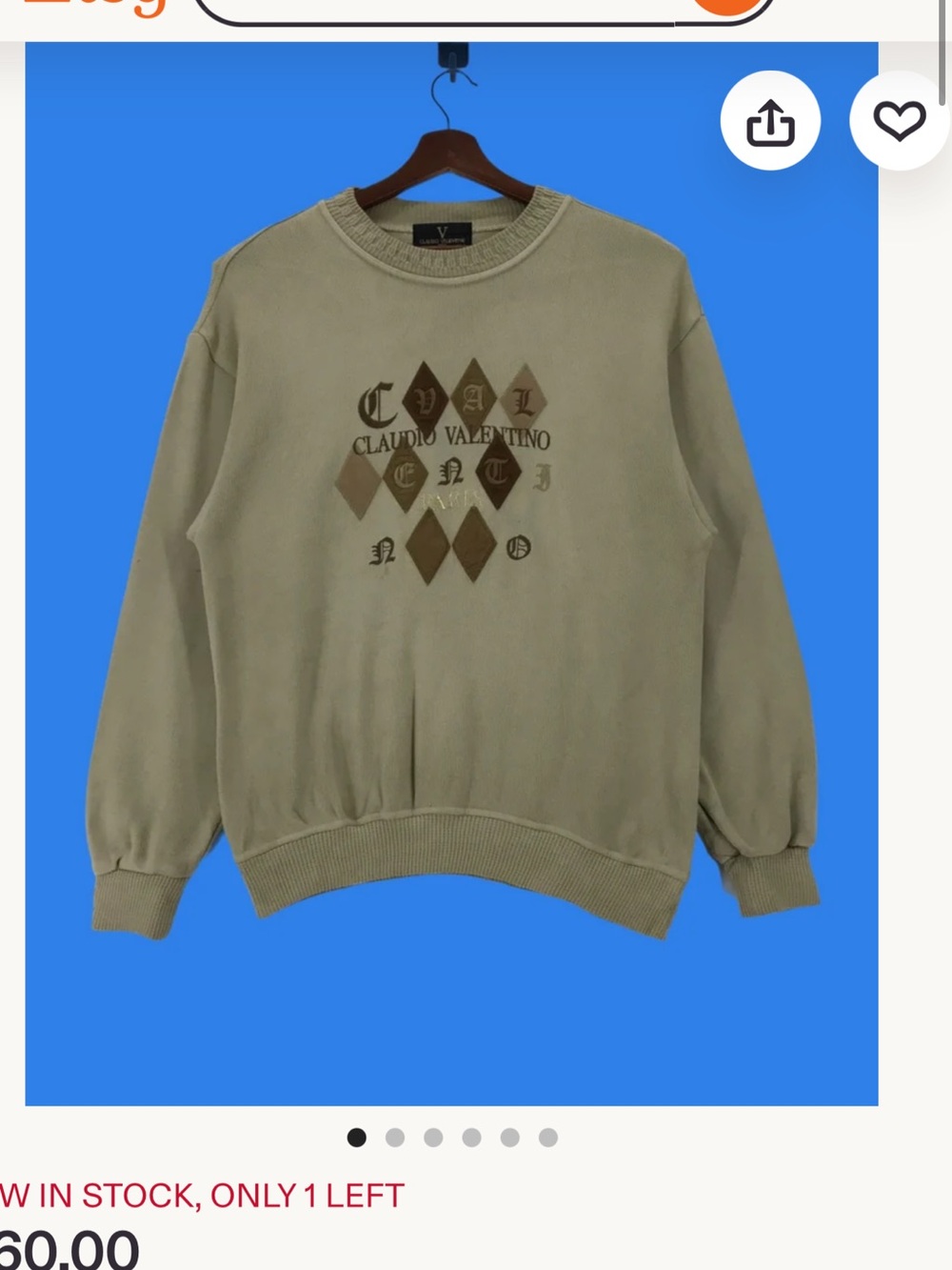 Vintage 90s Claudio Valentino Sweatshirt: Embroidered Paris Pullover